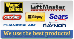 South Harrison Garage Door Repair uses best brands